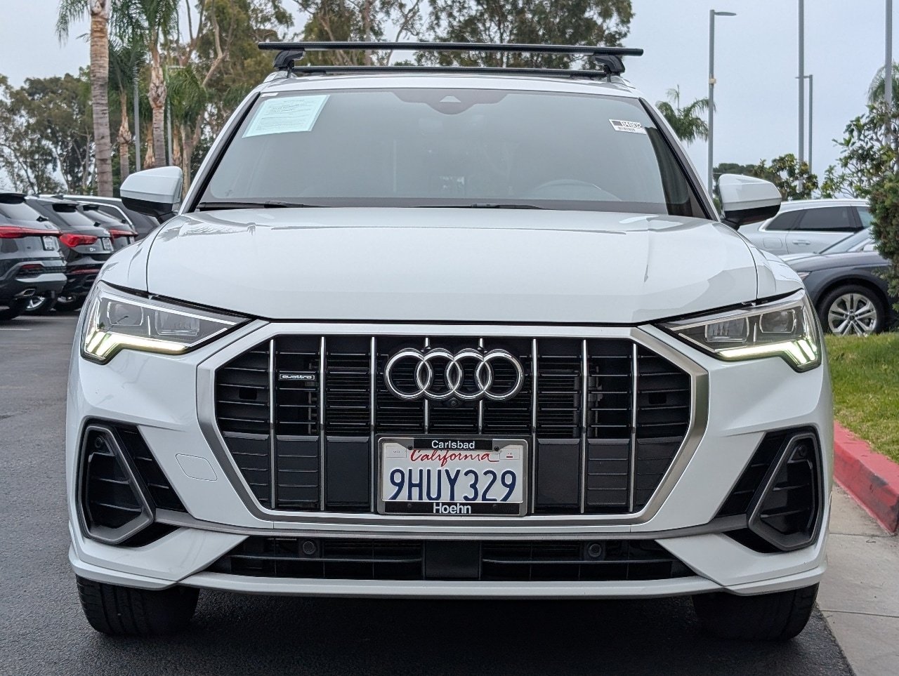 Used 2023 Glacier White Metallic Audi Premium Plus image 3