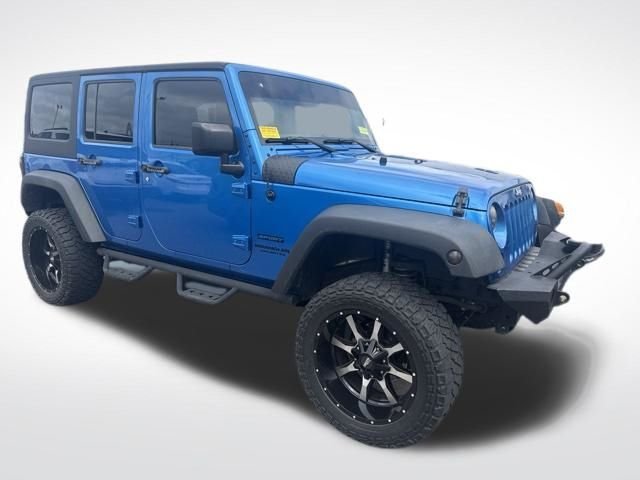 Used 2015 Blue Jeep Unlimited Sport image 6