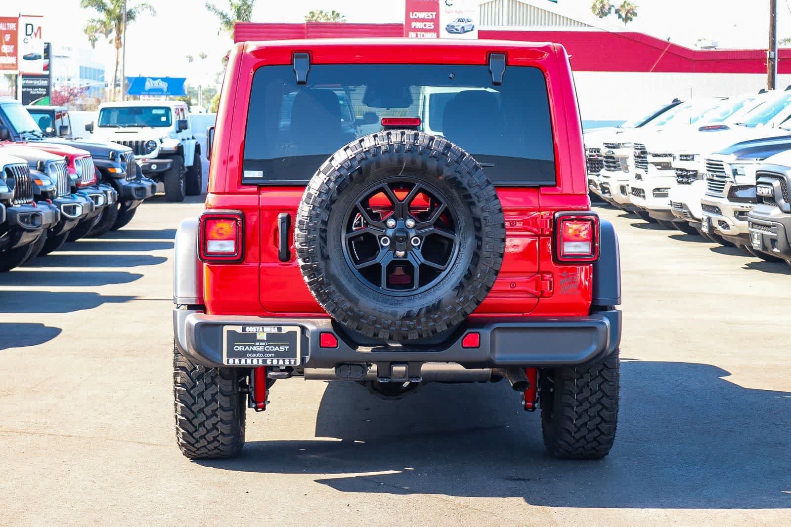 New 2026 Firecracker Red Clear-Coat Exterior Paint Jeep Willys image 5
