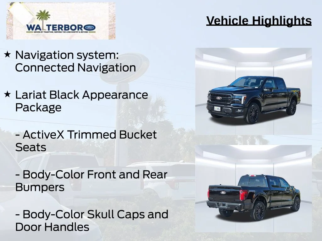 New 2026 Agate Black Metallic Ford Lariat® image 5