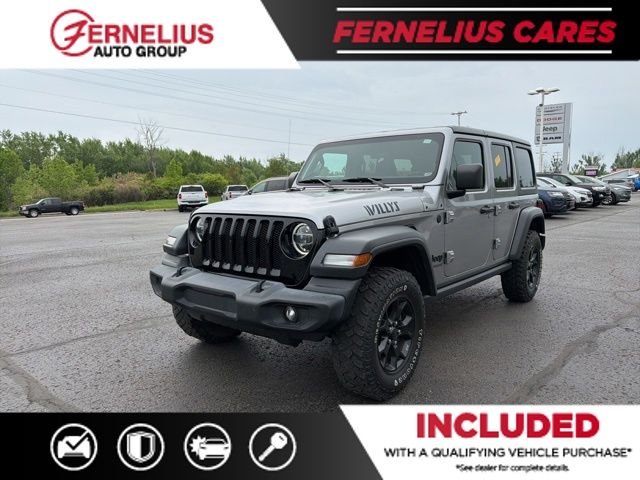 Used 2020 Silver Jeep Unlimited Willys image 3