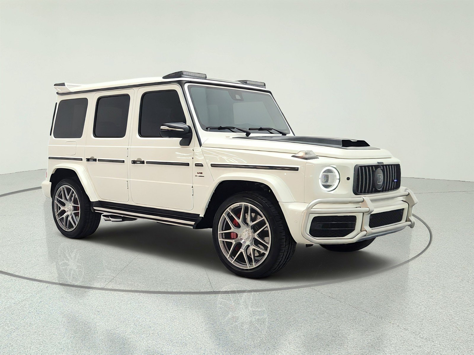 Used 2021 designo Diamond White Metallic Mercedes-Benz AMG® G 63 4MATIC SUV image 3