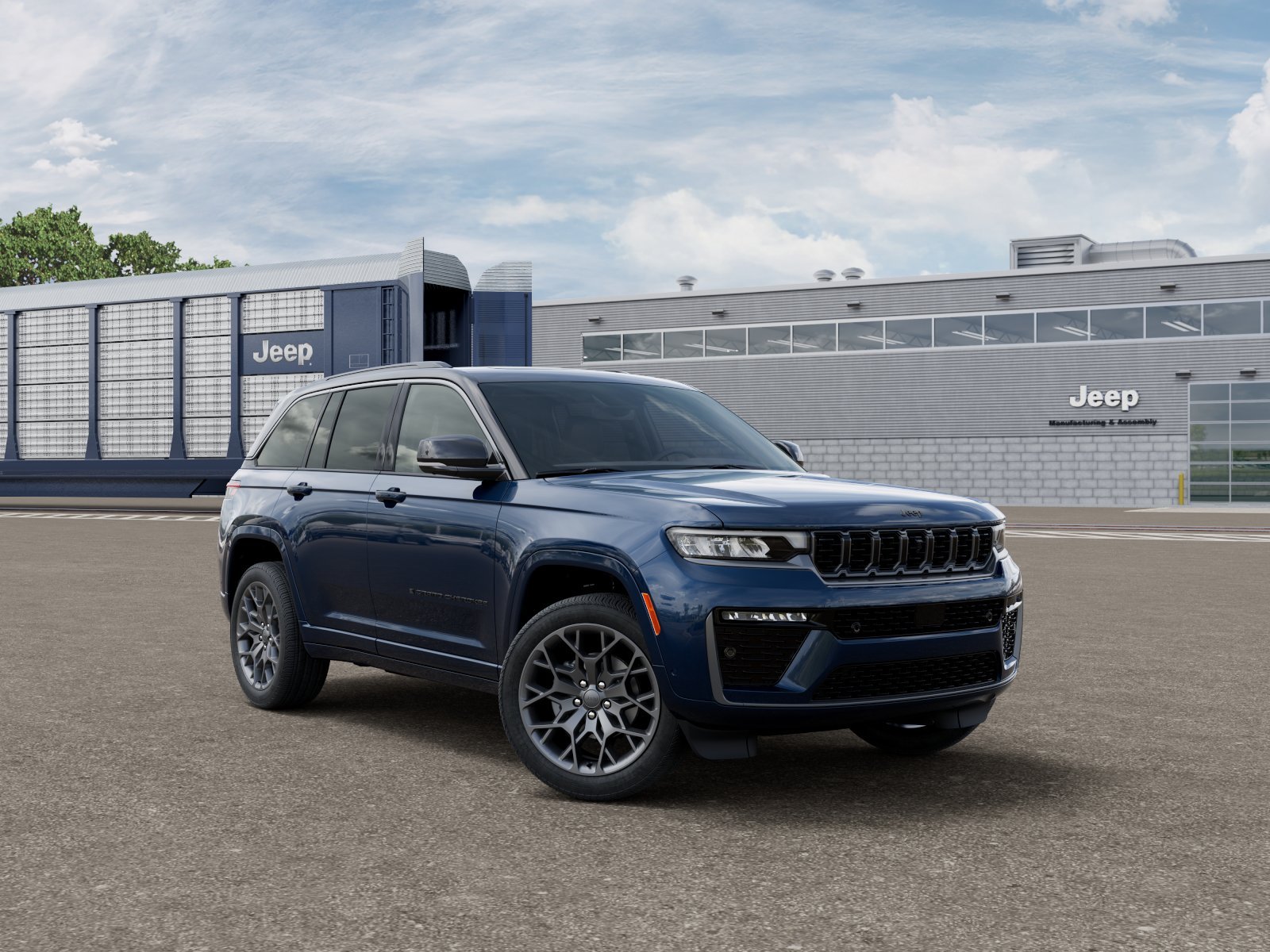 New 2026 Fathom Blue Pearl-Coat Exterior Paint Jeep Summit image 3