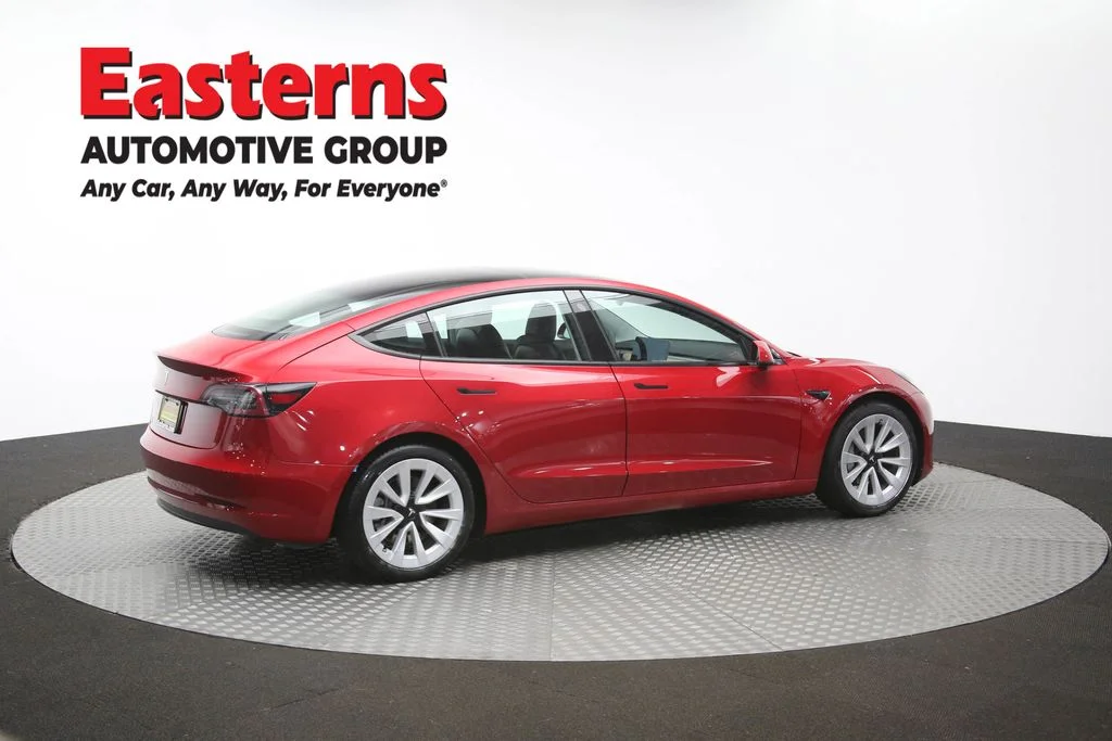 Used 2021 Red Tesla Standard Range Plus image 36