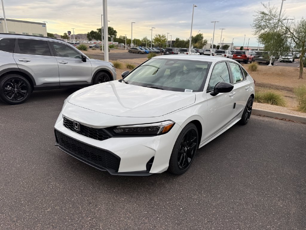 New 2026 Platinum White Pearl Honda Sport image 1