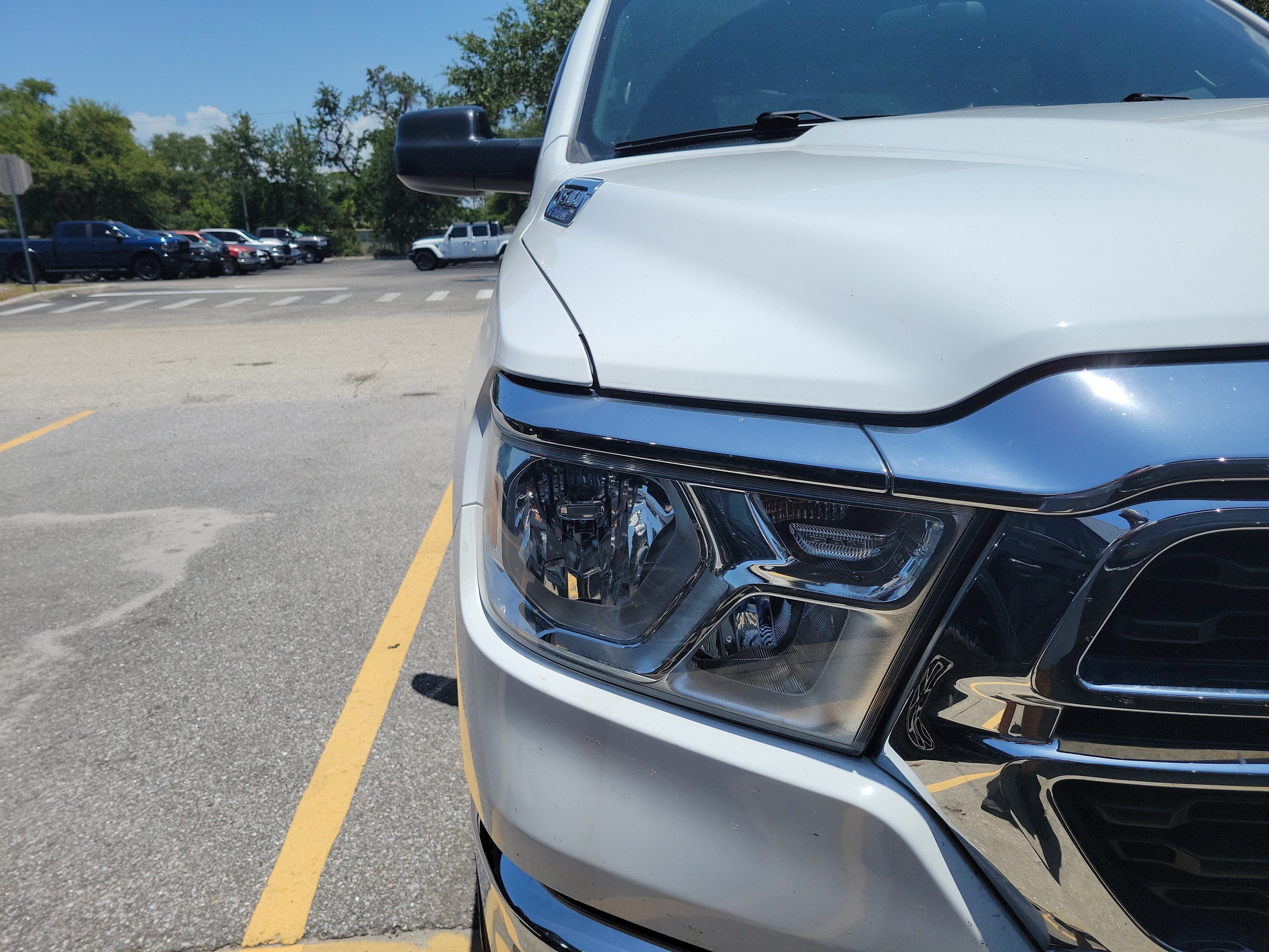 Used 2023 Bright White Clearcoat Ram Big Horn image 6