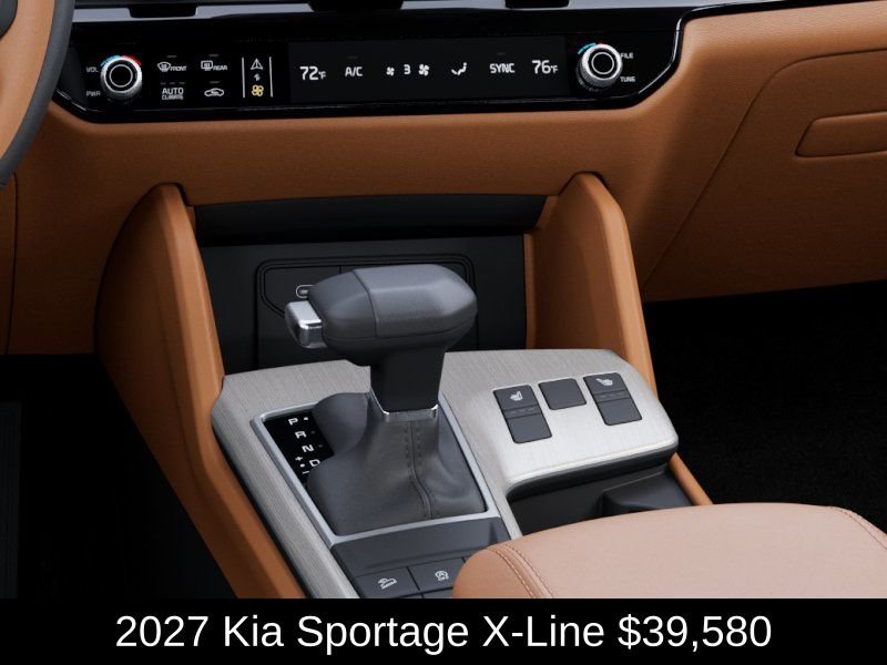 New 2027 Glacial White Pearl / Black Ro Kia X-Line image 23
