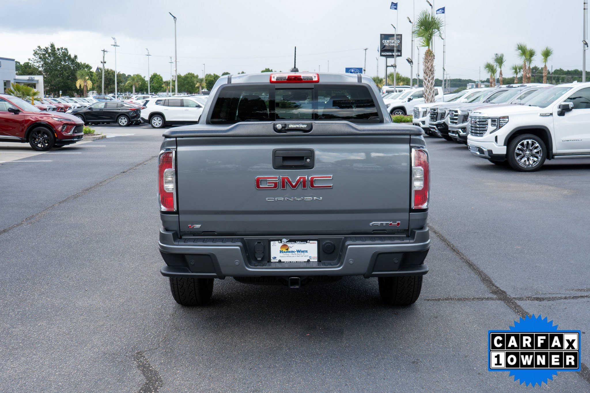 Used 2021 Satin Steel Metallic GMC 4WD AT4 w/Leather image 4