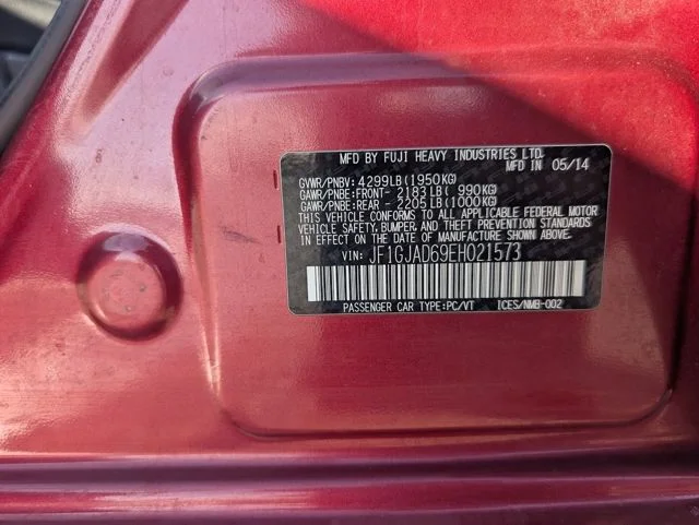 Used 2014 Red Subaru 2.0i Premium image 27