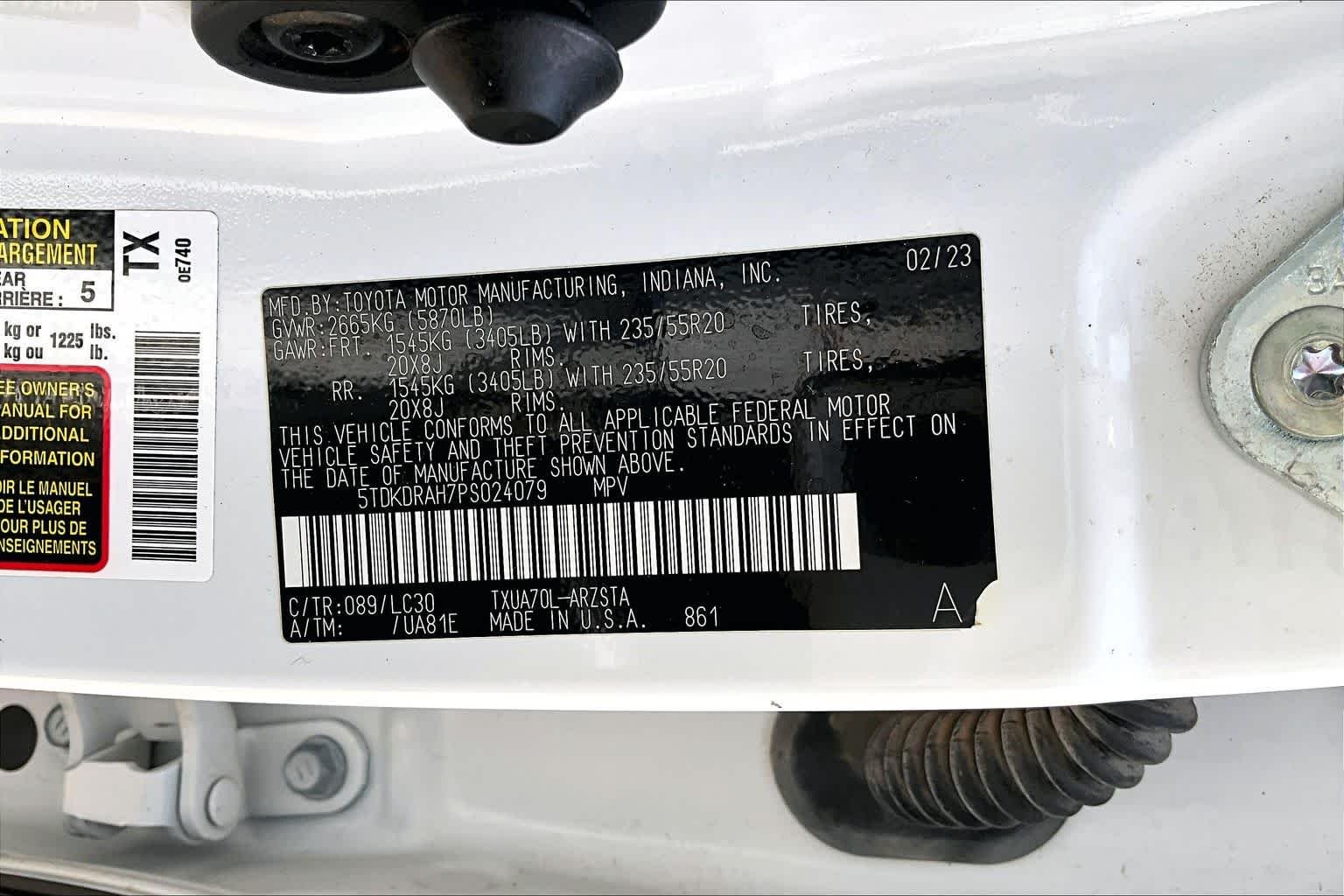 Used 2023 Wind Chill Pearl Toyota XSE image 35