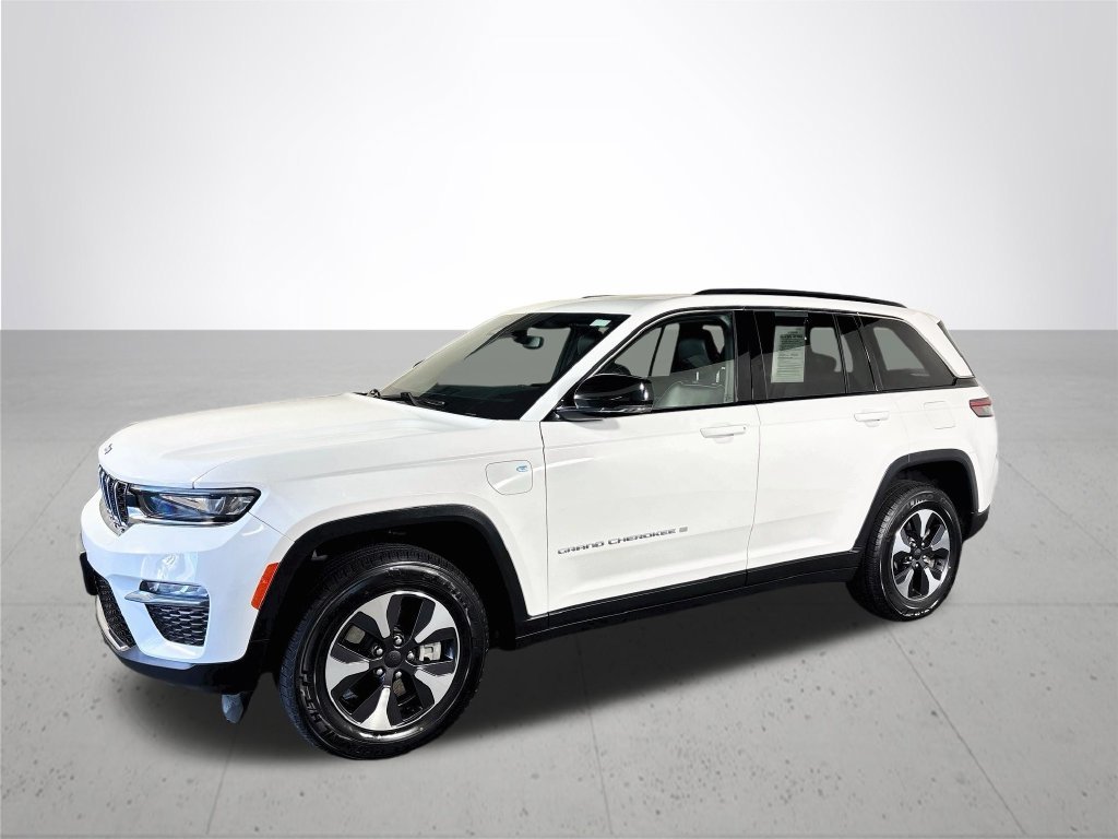 Used 2024 Bright White Clearcoat Jeep 4xe image 2