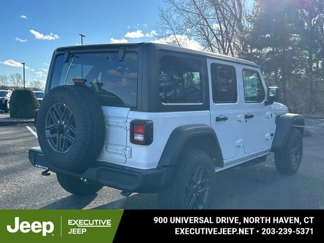 New 2026 Bright White Clear-Coat Exterior Paint Jeep Sport S image 2