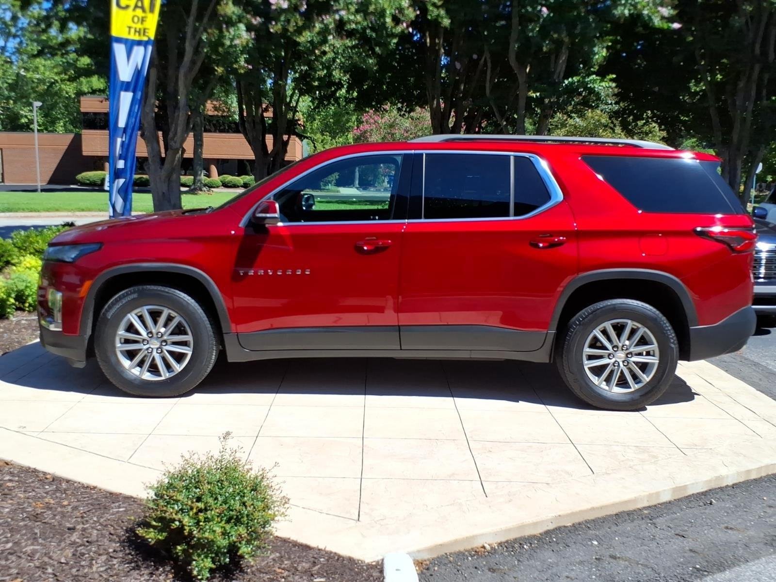 Used 2023 Radiant Red Tintcoat Chevrolet LT Cloth image 3