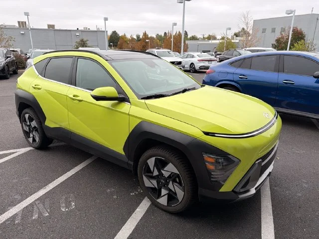 Used 2025 Yellow Hyundai Limited image 2