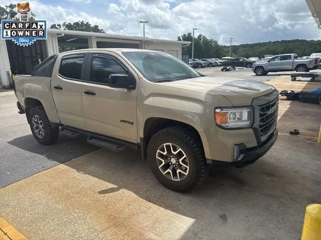 Used 2021 DESERT SAND METALLIC GMC 4WD AT4 w/Leather image 1