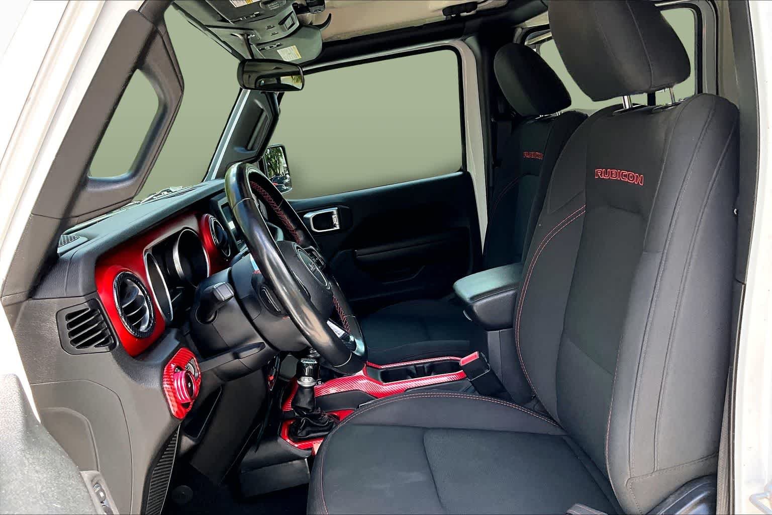 Used 2020 Bright White Clearcoat Jeep Rubicon image 8