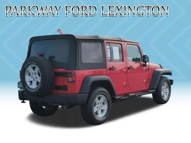 Used 2016 Red Jeep Unlimited Sport image 5