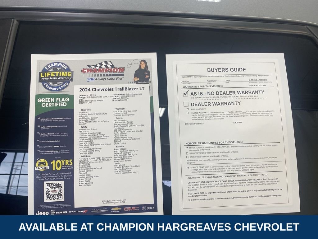 Used 2024 Sterling Gray Metallic Chevrolet LT image 43