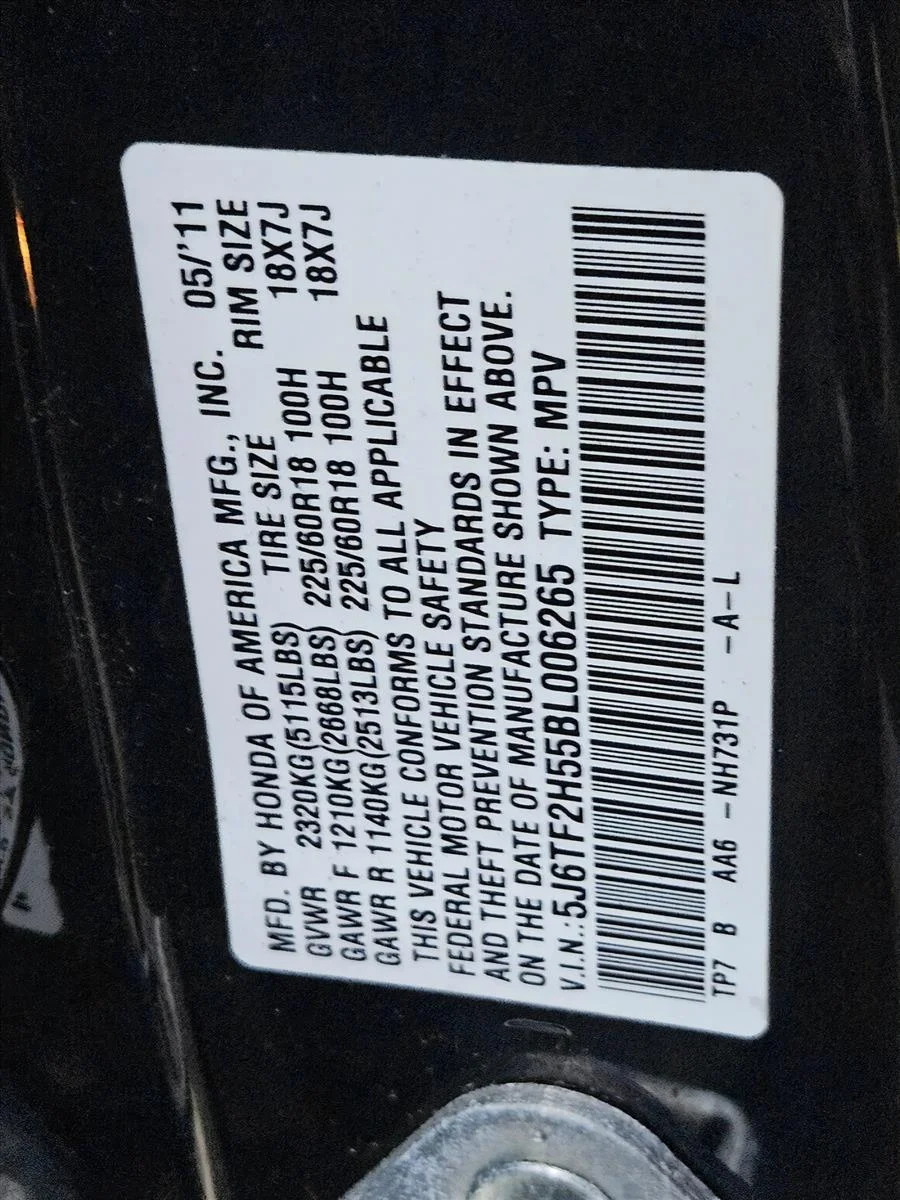 Used 2011 Black Honda EX-L image 26