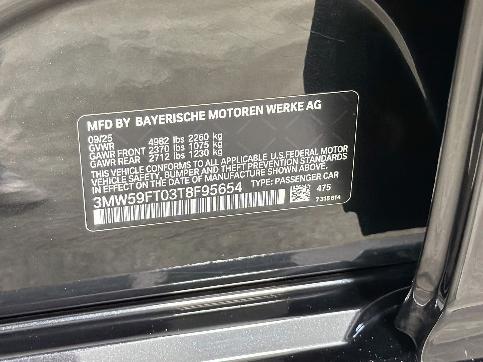 Used 2026 Black Sapphire Metallic BMW M340i image 34