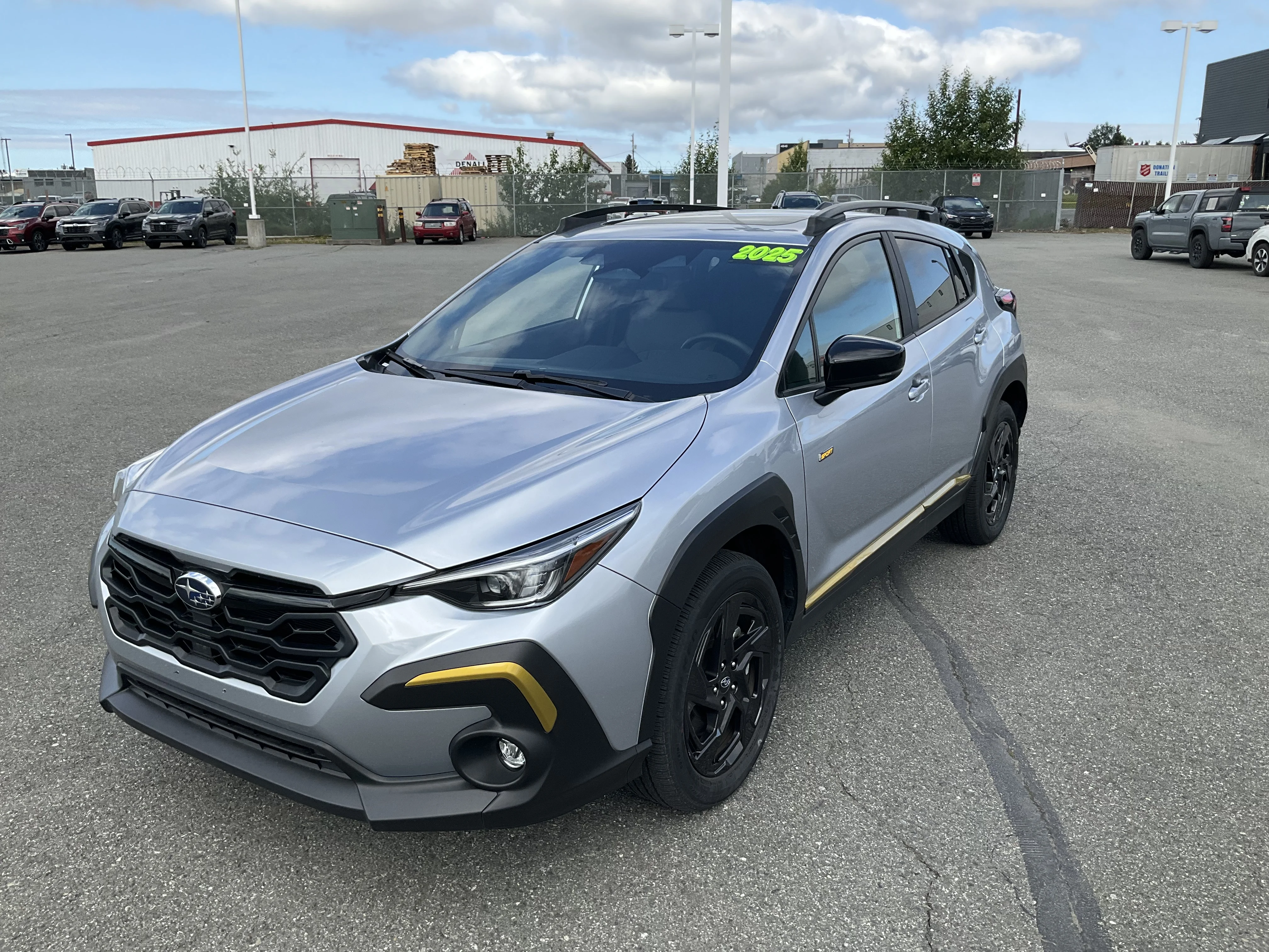 Used 2025 Ice Silver Metallic Subaru Sport image 1