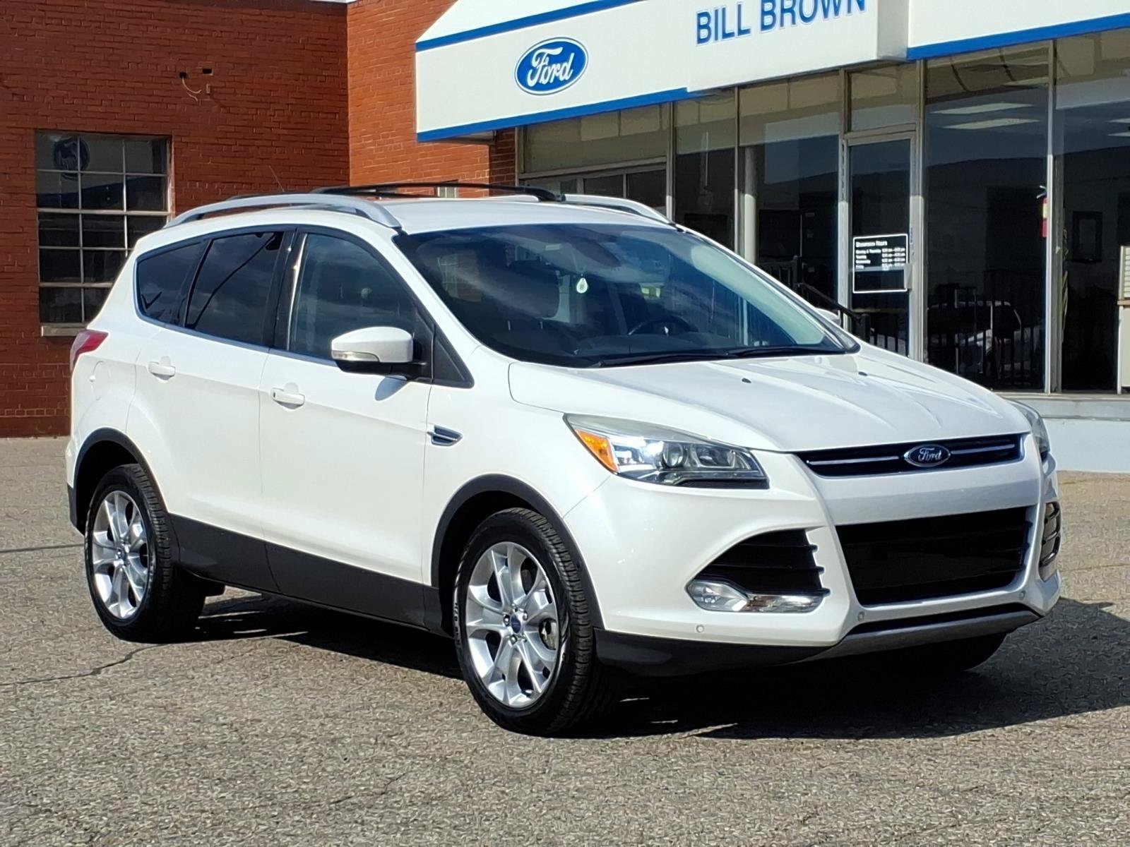 Used 2014 White Platinum Tricoat Ford Titanium image 1