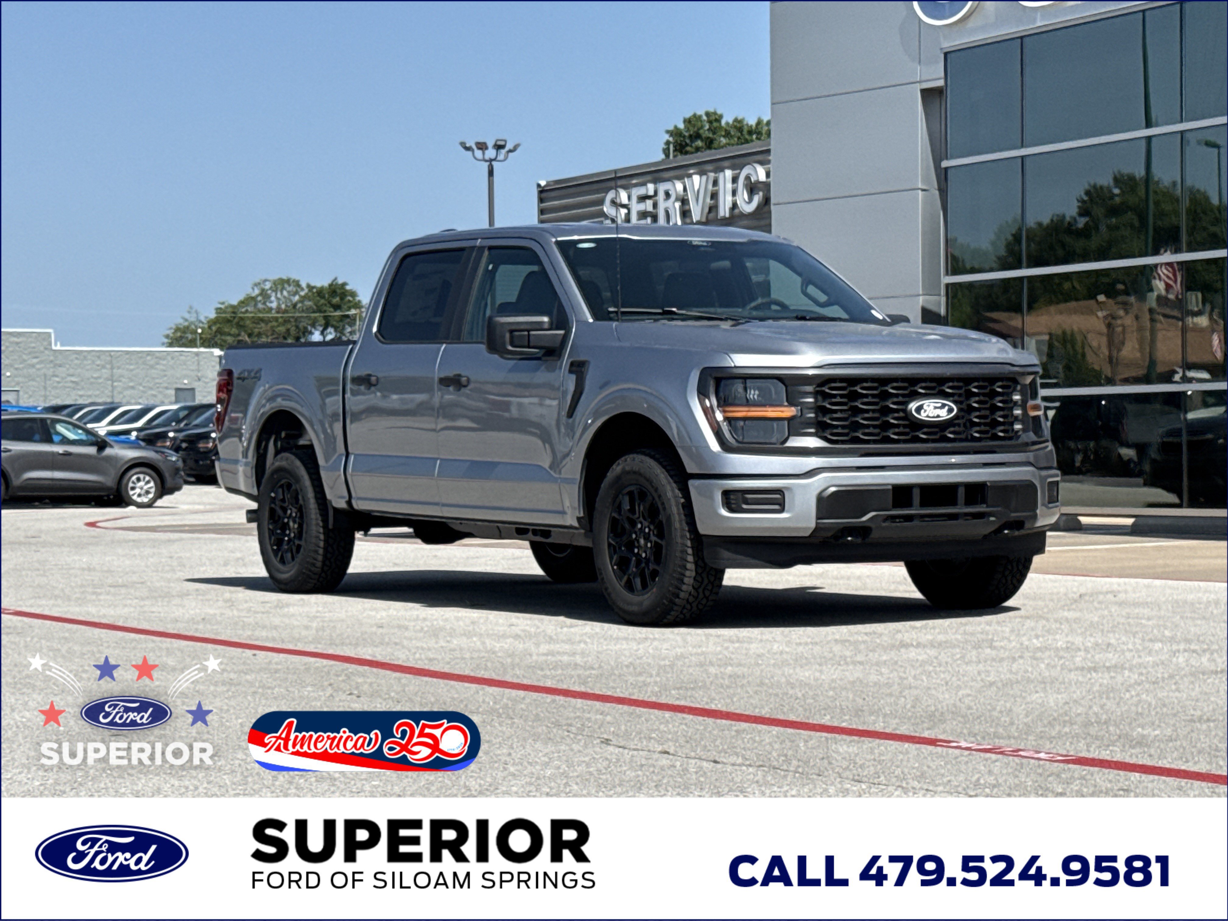 New 2026 Iconic Silver Metallic Ford STX 4WD image 1