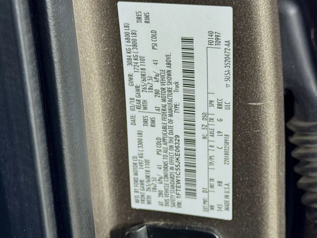 Used 2018 Stone Gray Ford Lariat image 43