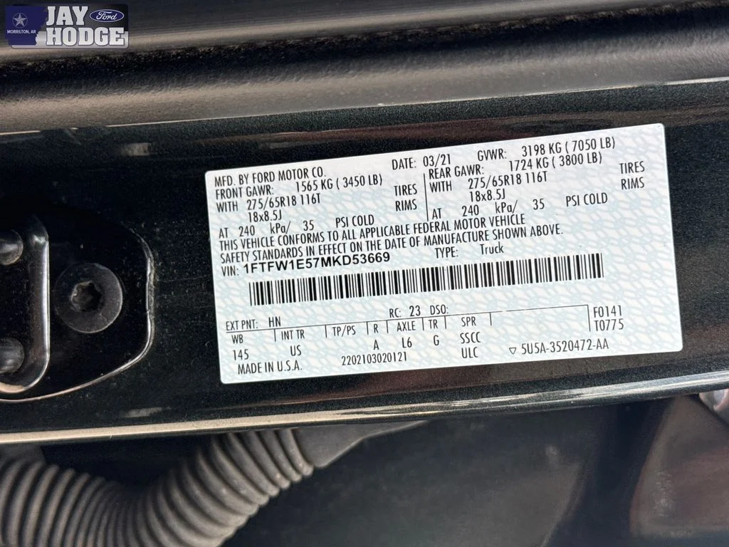 Certified Used 2021 Guard Metallic Ford XLT image 33