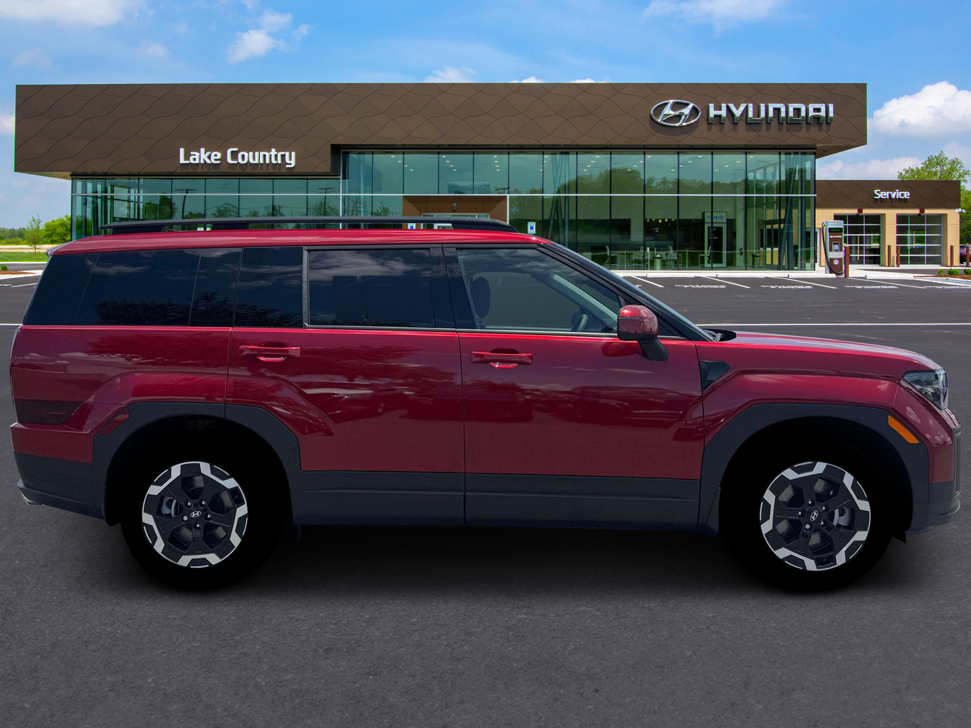 New 2026 Red Hyundai SEL AWD image 9