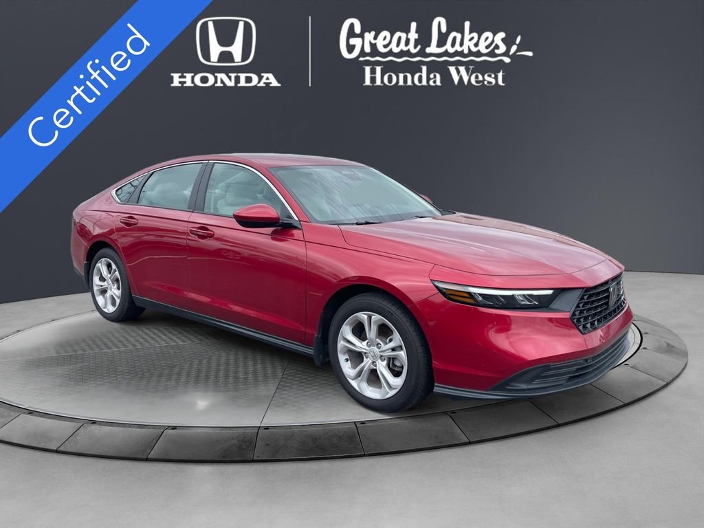 Certified Used 2025 Radiant Red Metallic Honda LX image 7