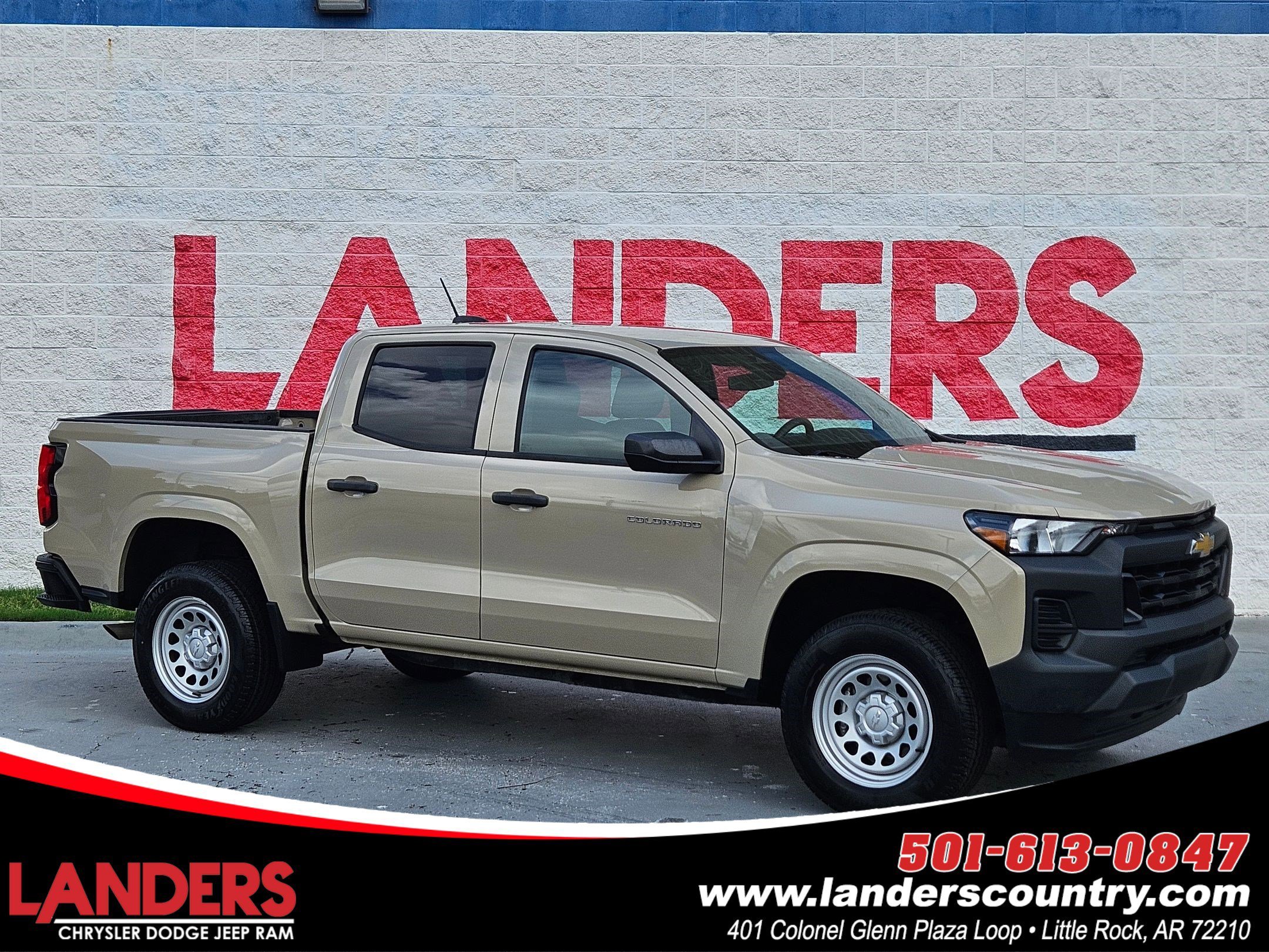 Used 2024 Sand Dune Metallic Chevrolet 2WD Work Truck image 1