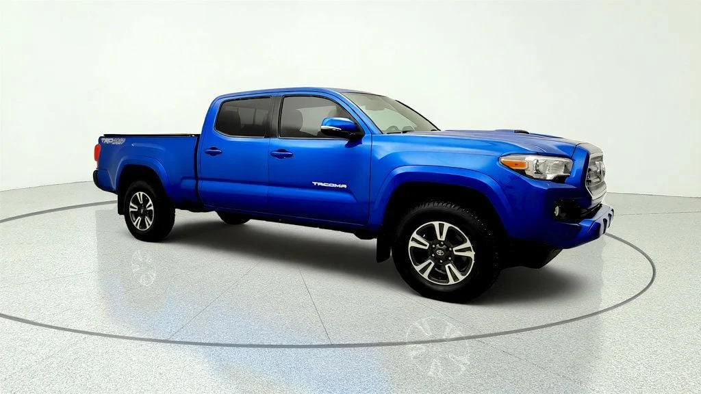 Used 2017 Blazing Blue Pearl Toyota TRD Sport Double Cab 6