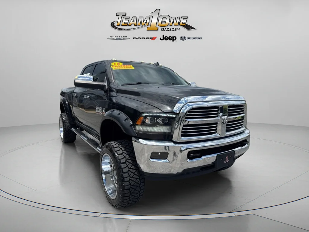 Used 2018 Brilliant Black Crystal Pearlcoat Ram Big Horn image 1