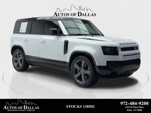2023 Land Rover Defender 110 V8 NAV,CAM,PANO,CLMT STS,HEADS UP,22