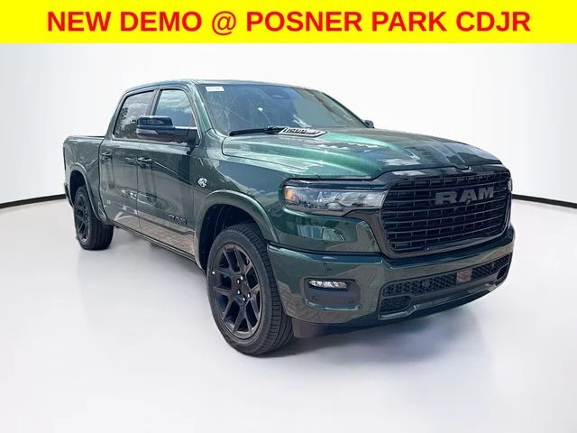 New 2026 Serrano-Green Metallic Exterior Paint RAM LARAMIE image 3