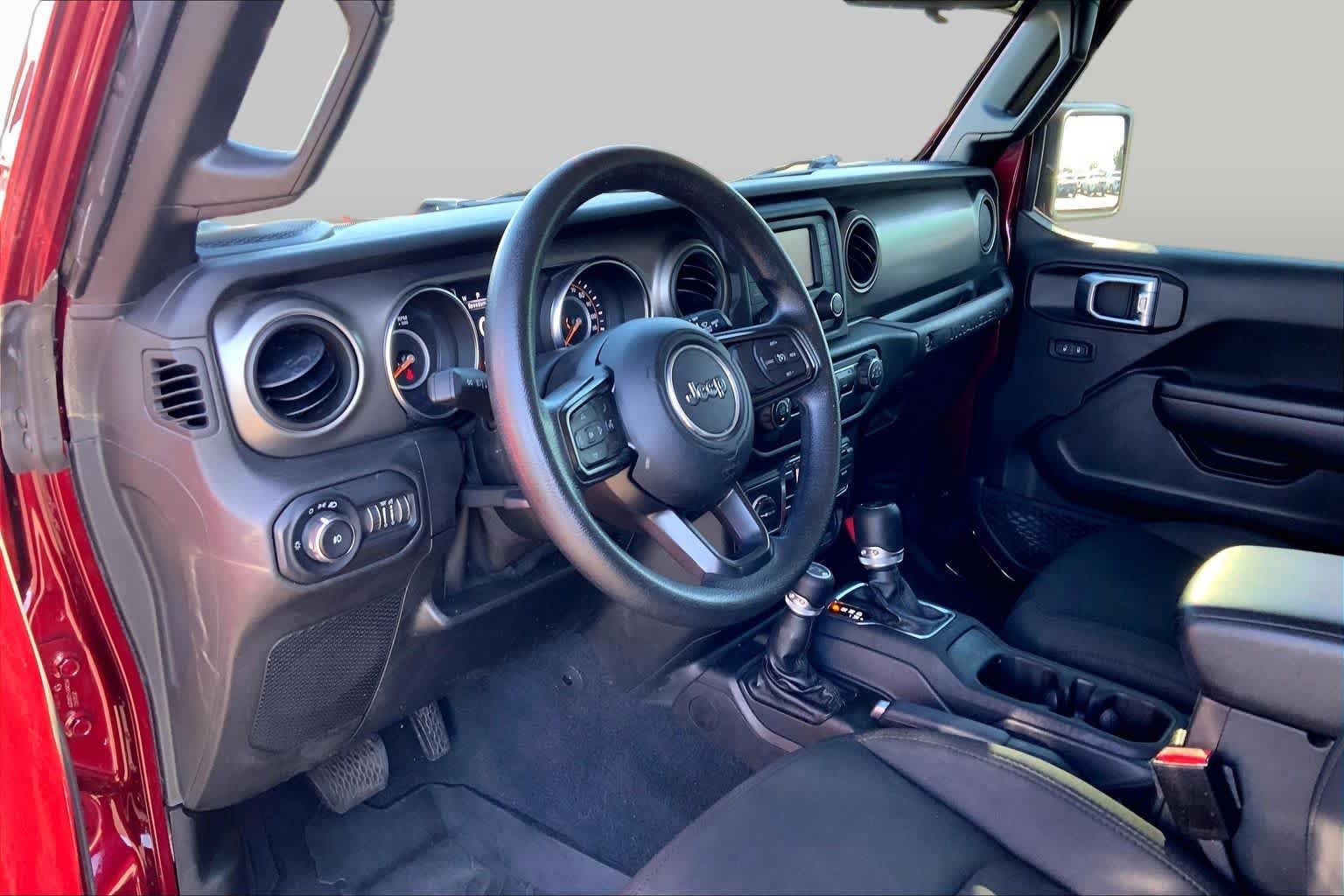 Used 2021 Snazzberry Pearlcoat Jeep Unlimited Willys Sport image 18