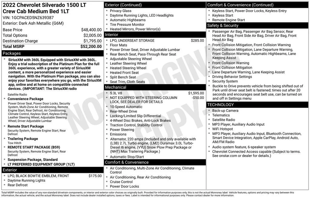 Used 2022 Gray Chevrolet LT image 42