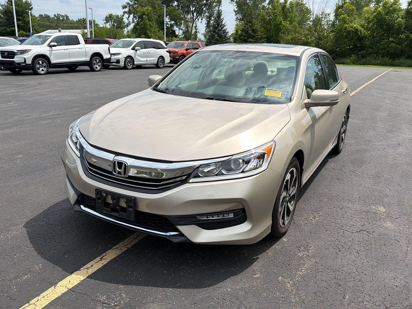 Used 2017 Modern Steel Metallic Honda EX image 2