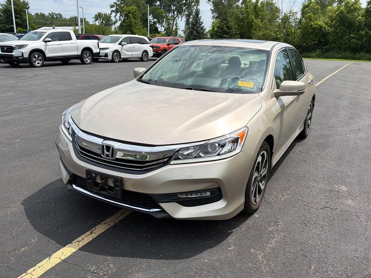 Used 2017 Modern Steel Metallic Honda EX image 2