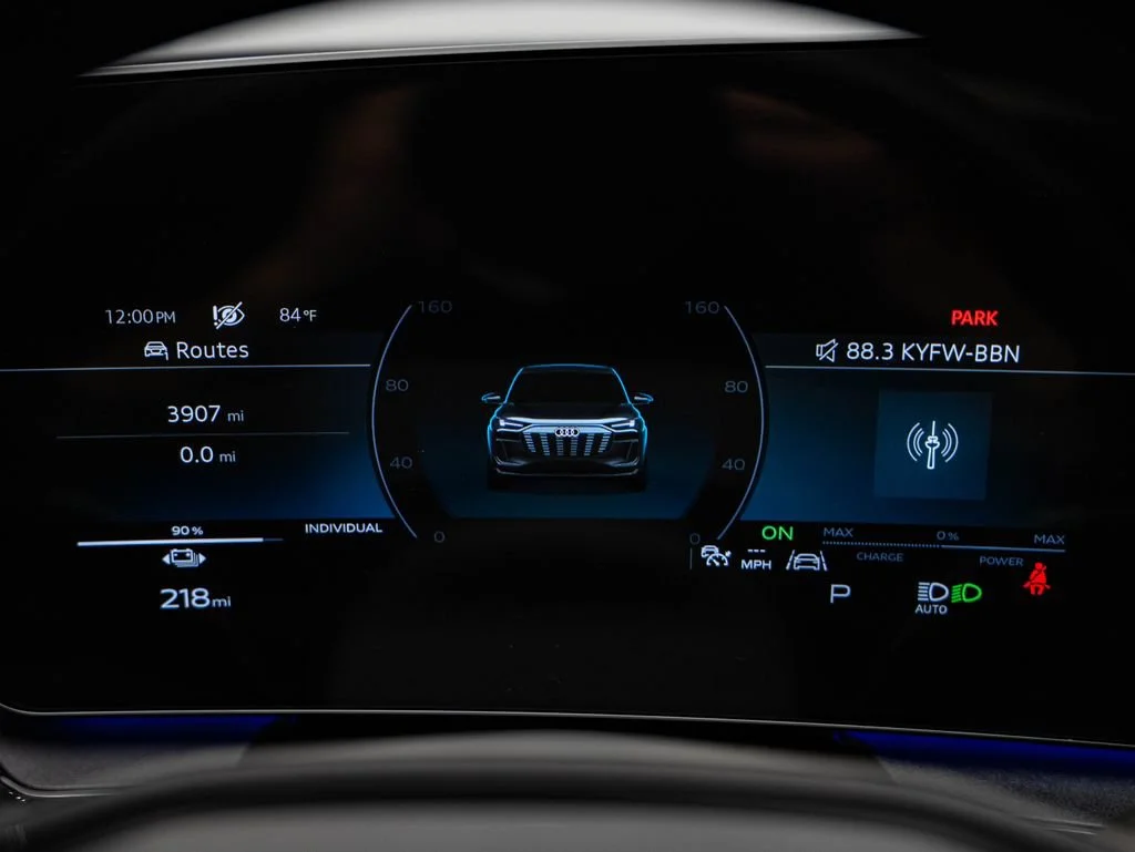 Used 2025 Mythos Black Metallic Audi Premium Plus image 31