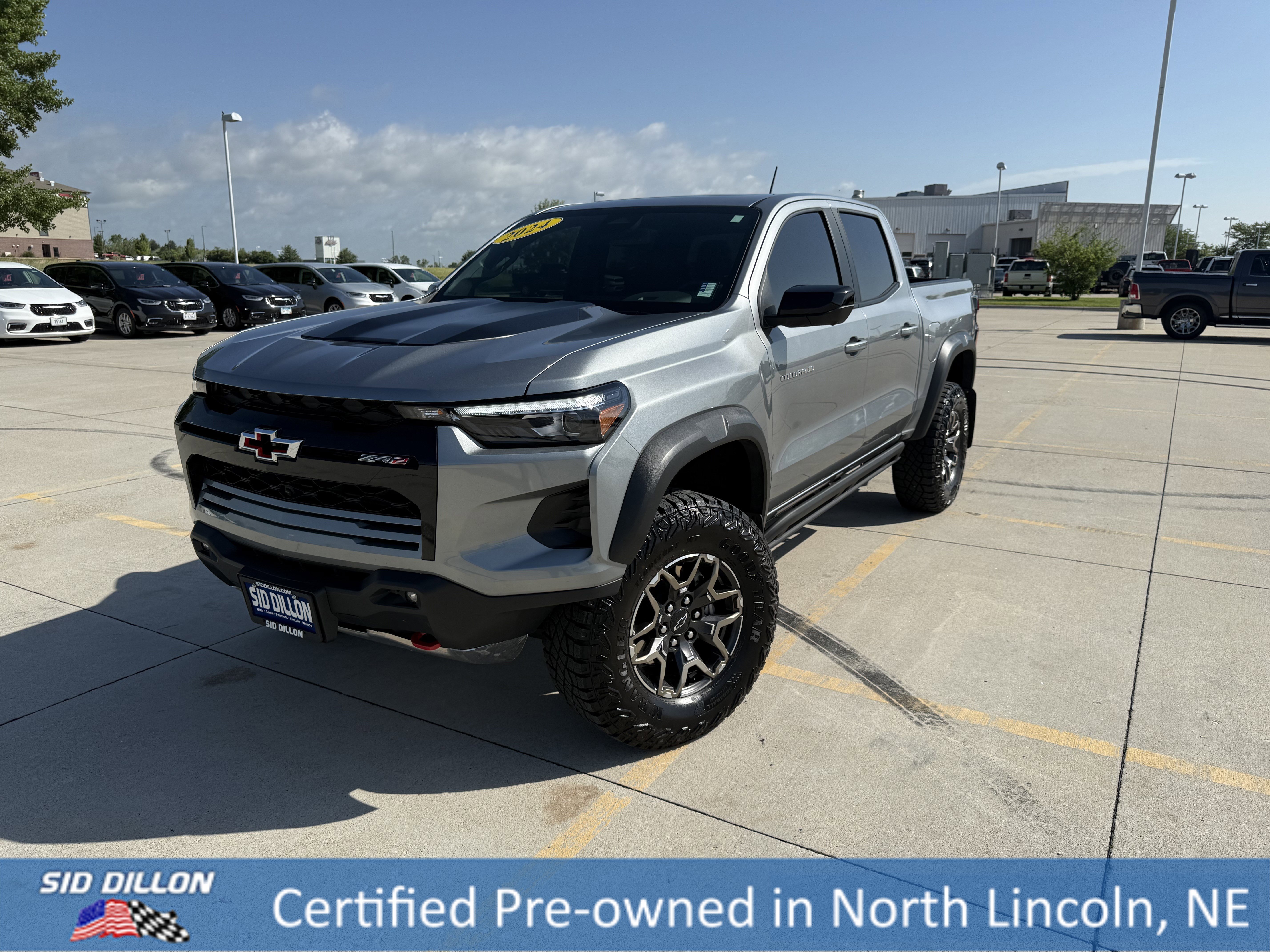 Used 2024 Sterling Gray Metallic Chevrolet 4WD ZR2 image 1