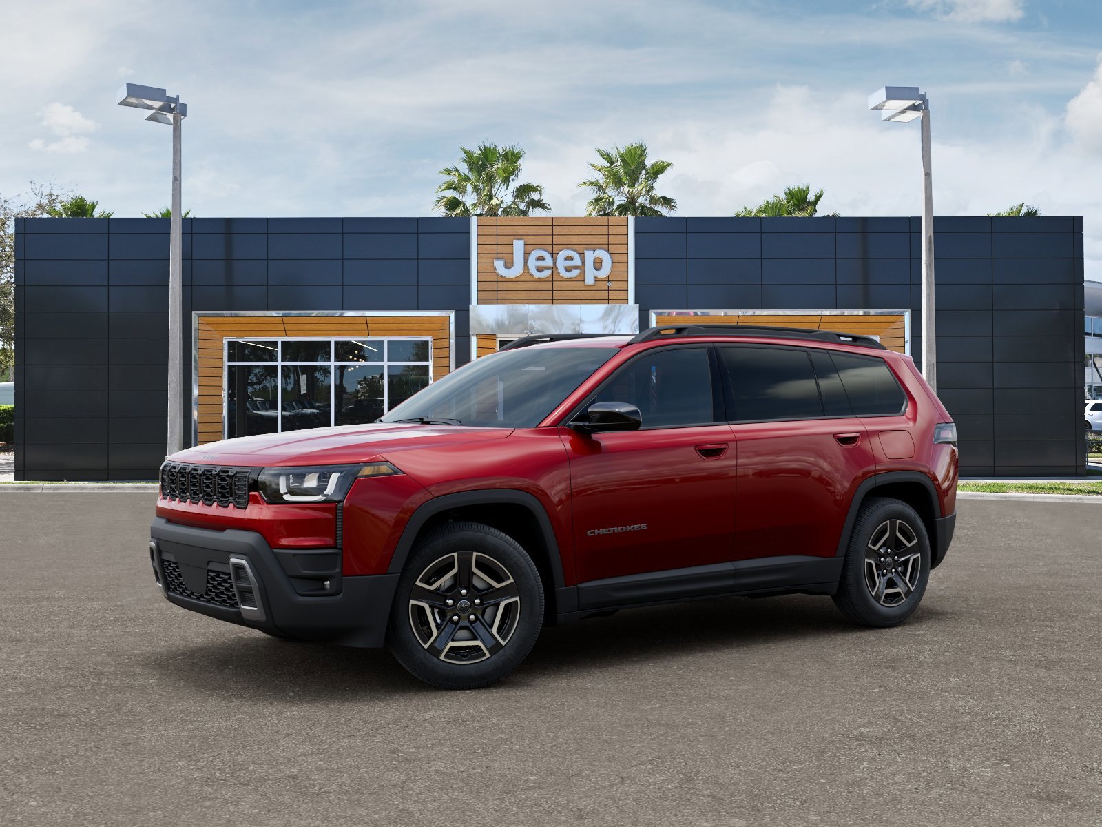 New 2026 Red Hot Pearlcoat Jeep Laredo image 2