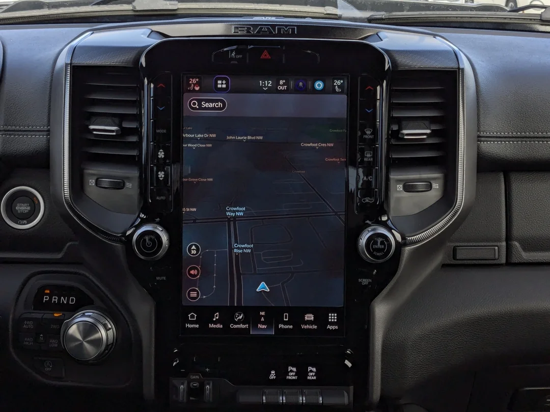 New 2026 Black RAM Sport - - Panoramic Sunroof - Sport Performance Hood - Hurricane Turbo - 3.92 Axle & More! image 23