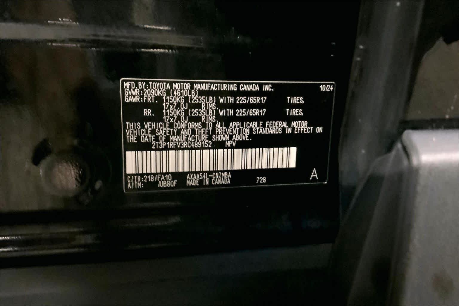 Used 2024 Midnight Black Metallic Toyota XLE image 37