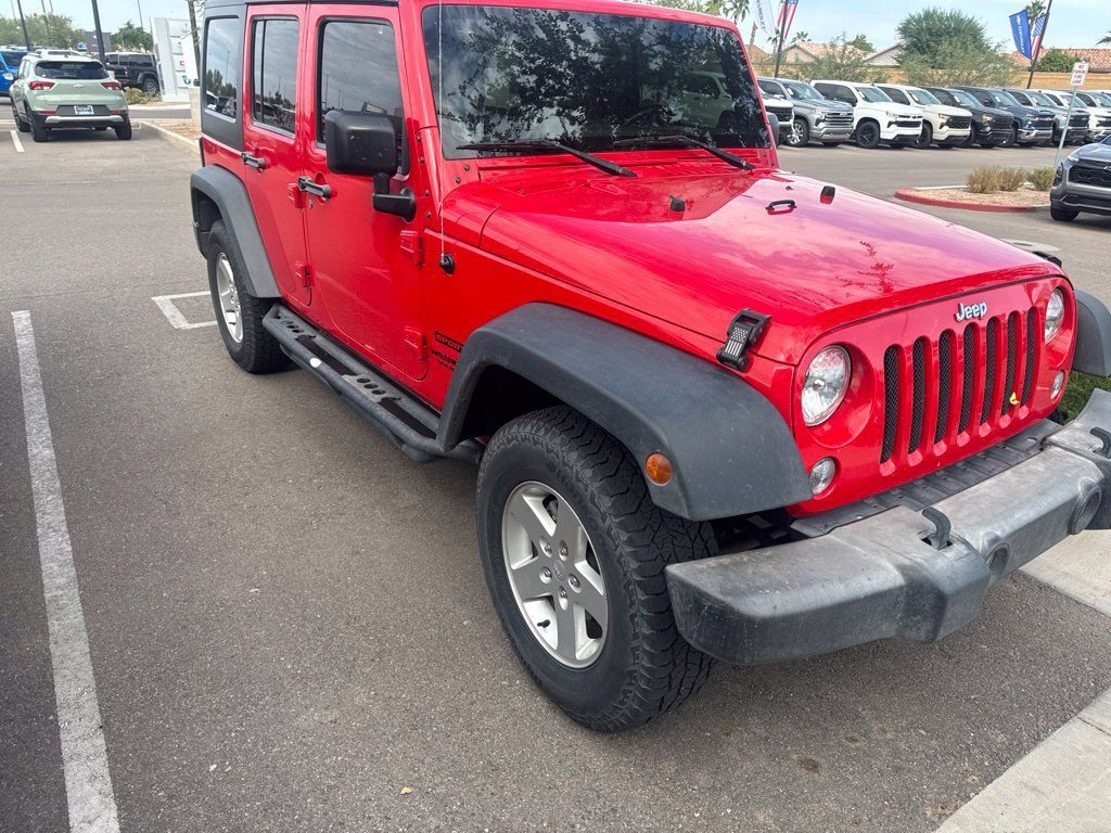 Used 2016 Firecracker Red Clearcoat Jeep Sport image 4
