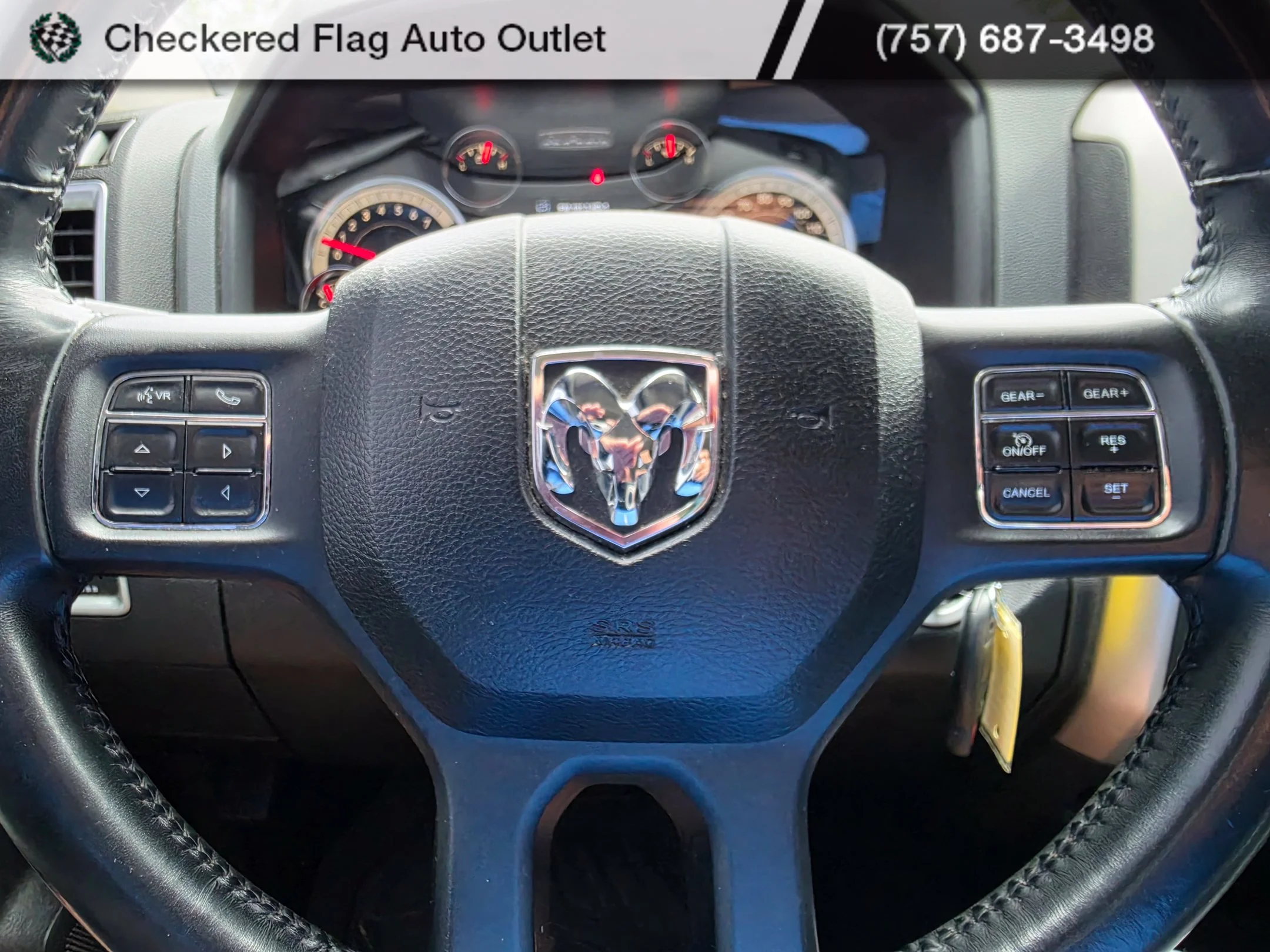Used 2019 Bright White Clearcoat Ram SLT image 14