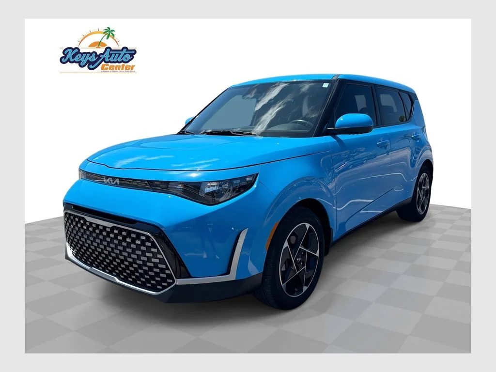 Used 2024 Blue Kia EX image 1