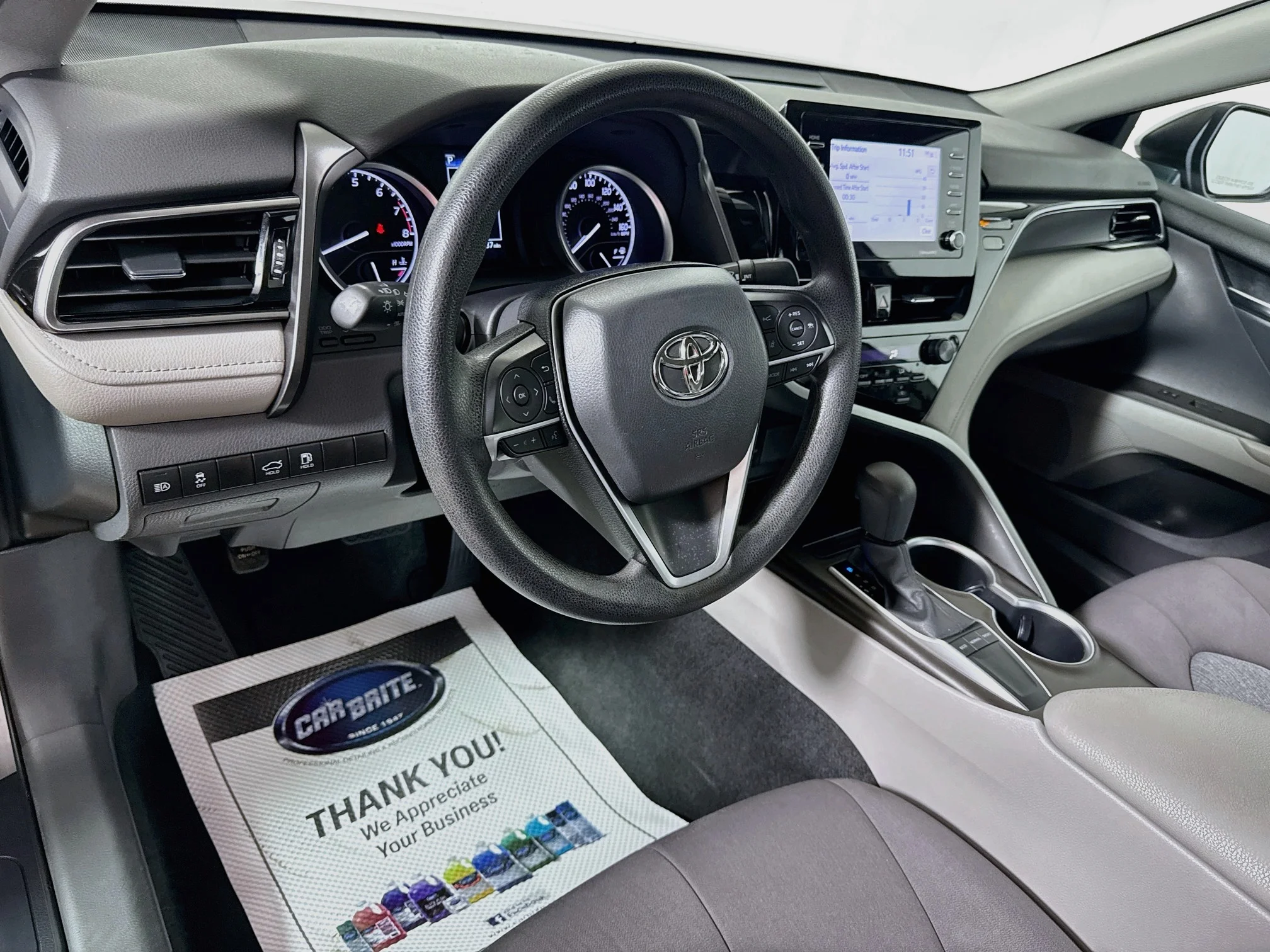 Certified Used 2022 Predawn Gray Mica Toyota LE image 9