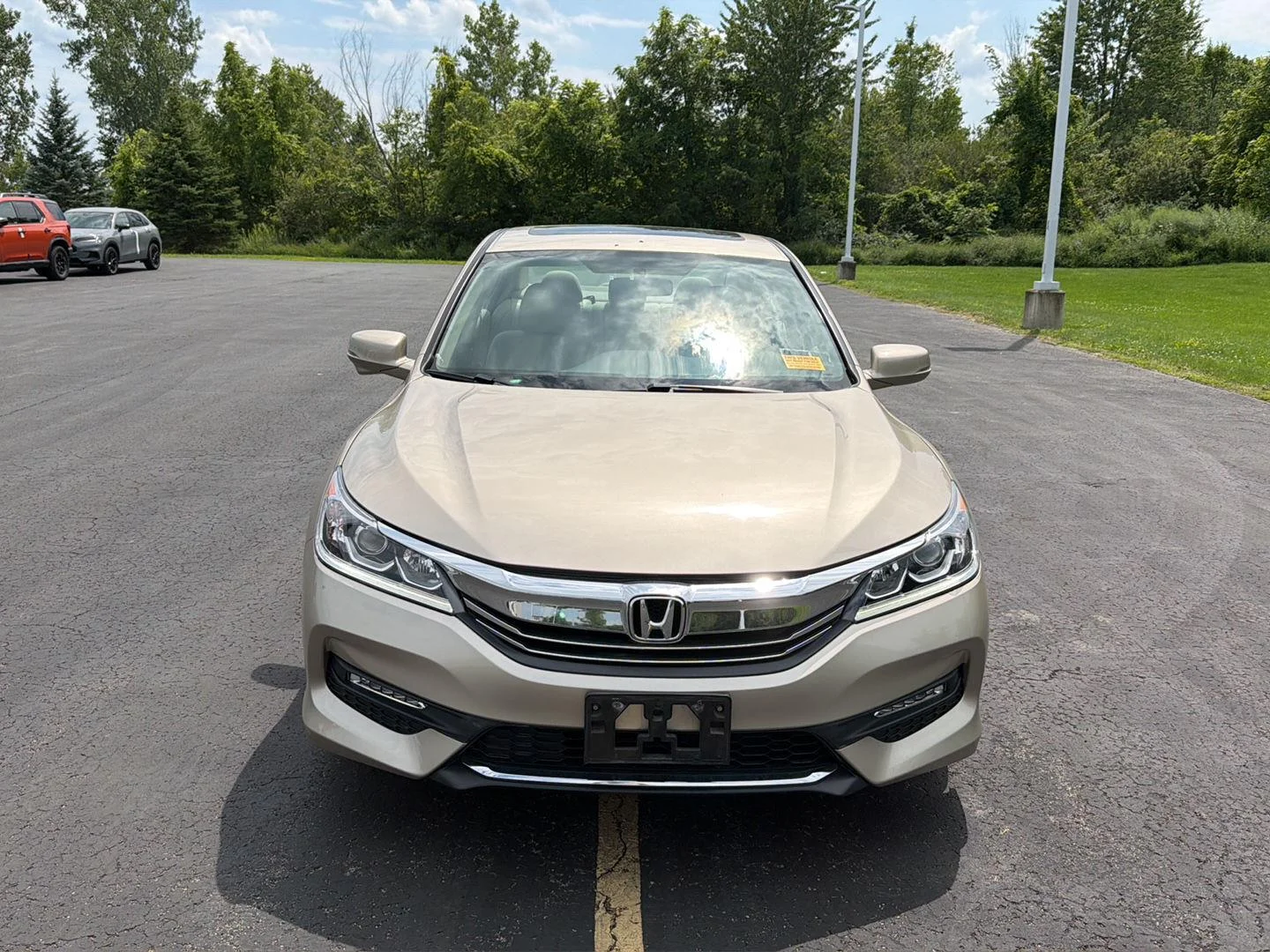Used 2017 Modern Steel Metallic Honda EX image 3
